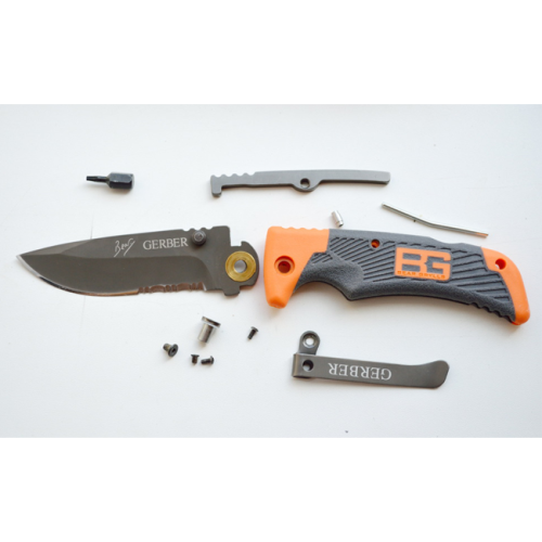 Нож Gerber Bear Grylls Scout, серрейторное, блистер, (1013958), 31-000754 фото 4